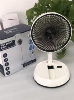 FoldablePedestalTelescopicStorageAdjustableRechargeableMiniFan3in1RechargeableBatteryUSBDeskTableStandFan_2