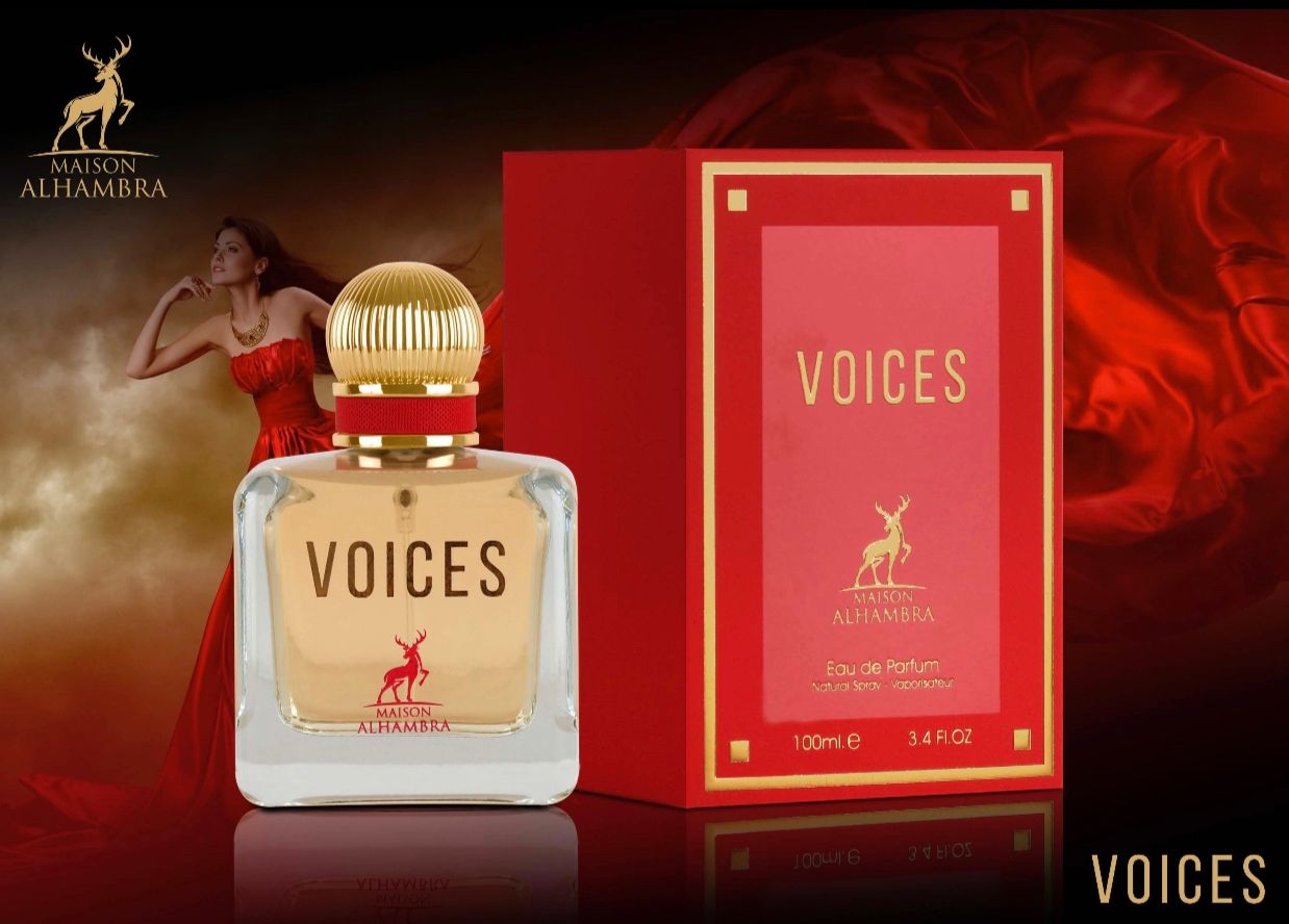 Voices Eau De Parfum Spray For Unisex 3.4 oz 100 ml By Maison Alhambra