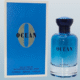 Ocean Eau De Parfum For Men's By Bharara Spray 3.4 oz Bergamot Cinnamon Patchouli