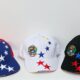 Venezuelan Caps 7 Stars Adjustable Black White Multicolor Gorras