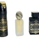Bade’e Al Oud Unisex By Lattafa Gift Set 3.4oz EDP 50ml Hair Mist 200ml Body Spray