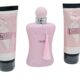 Delilah Gift Set Fragrance Couture For Women Floral Scent Womens Perfume 3.4oz Body Lotion 3.0oz Shower Gel 3.0oz