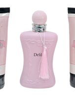 DelilahGiftSetFragranceCoutureForWomenFloralScentWomensPerfume3.4ozBodyLotion3.0ozShowerGel3_6