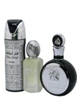 FakharSilverLattafaForMen3PcsGiftSet3.4ozEaudeParfumSpray6.7ozDeodorant1.7ozHairMist_6