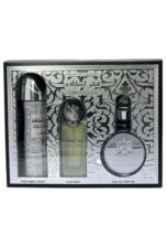 FakharSilverLattafaForMen3PcsGiftSet3.4ozEaudeParfumSpray6.7ozDeodorant1.7ozHairMist_8