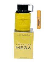 OdysseyMegaArmafForMenLimitedEditionEauDeParfumTravelSampleTester5MLFullSize3.4oz100ml