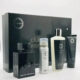 Set Club De Nuit Intense(LA BESTIA NEGRA) By Armaf 4PC For Men 3.6oz EDT 1.7oz Perfume Body Spray 3.4oz Shower Gel 8.4oz Shampoo
