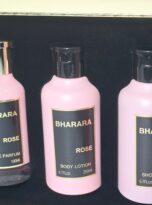 BhararaRoseGiftSetWPerfumeSpray3.4ozBodyLotion6.7ozshowergel6.7ozPerfumeSpray0.3ozBhararaScarlet0_11