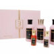 Bharara Rose Gift Set W Perfume Spray 3.4oz  Body Lotion 6.7oz  shower gel 6.7oz Perfume Spray 0.3oz Bharara Scarlet 0.3oz