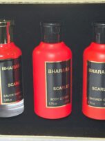 BhararaSCARLET5PCS3.4ozEDP_0.34ozEDPMini_6.7ozB.L._6.7OzS.GEL_0.34oz_7