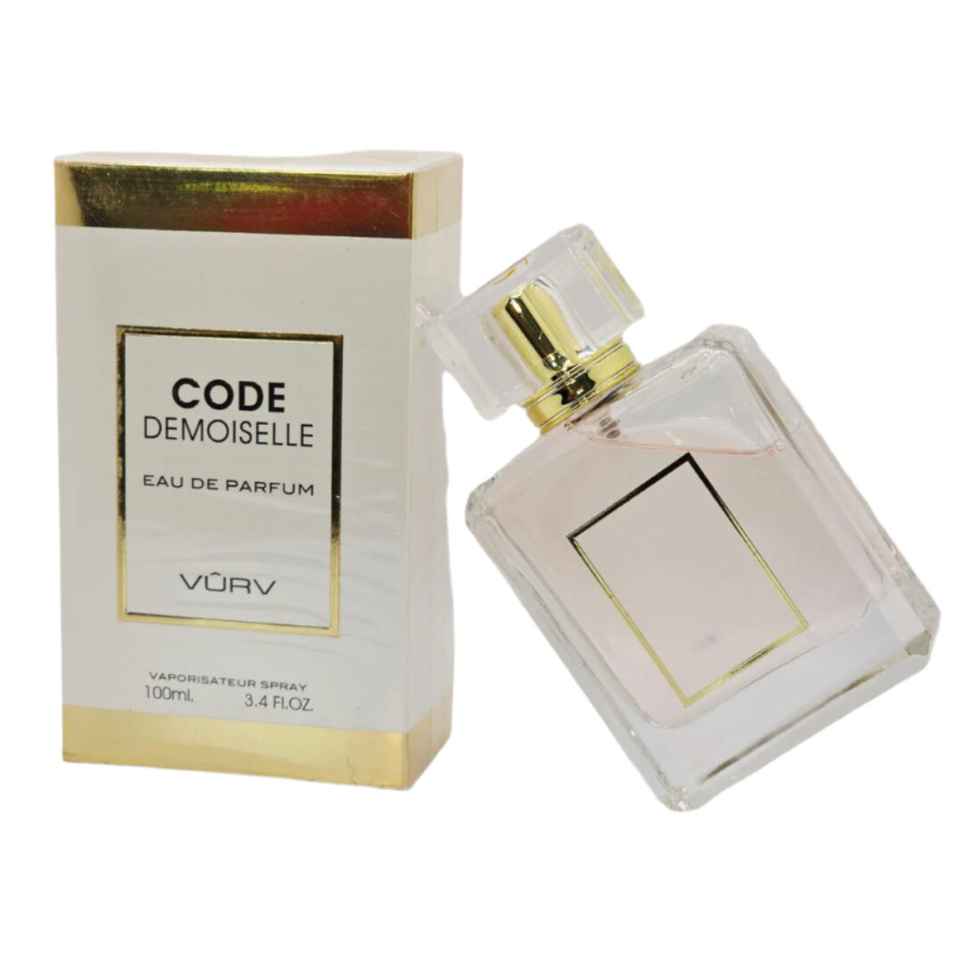 Code Demoiselle By Vurv Lattafa For Women Eau De Parfum 3.4oz/100ml