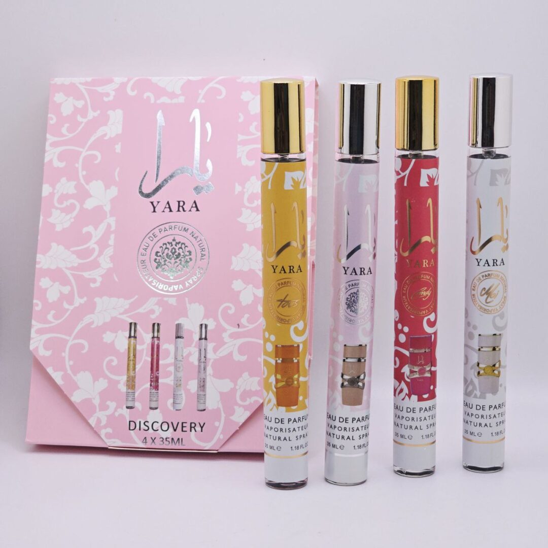 Yara Eau De Parfum 4 PCS Bundle Set Spray For Women