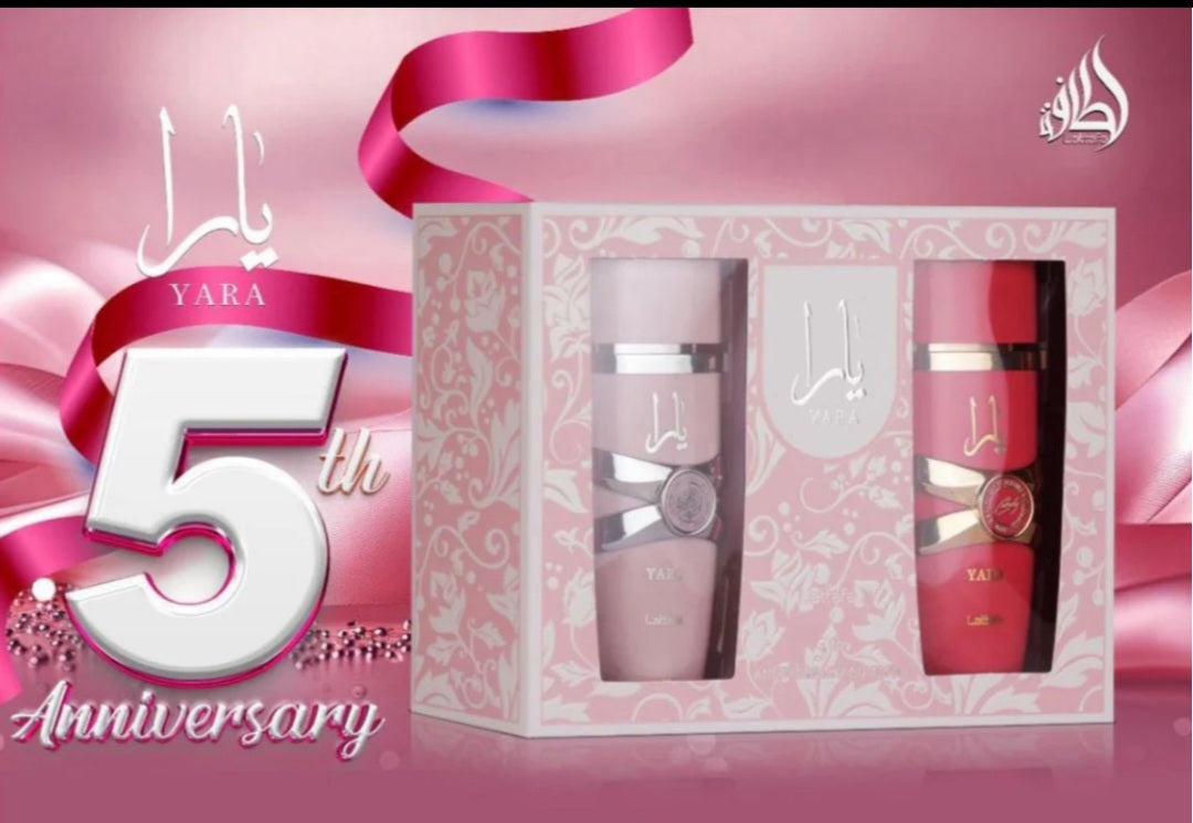 Combo Set Gift Lattafa Yara Pik And Candy 2Pcs 100ml/3.4oz Eau De Parfum