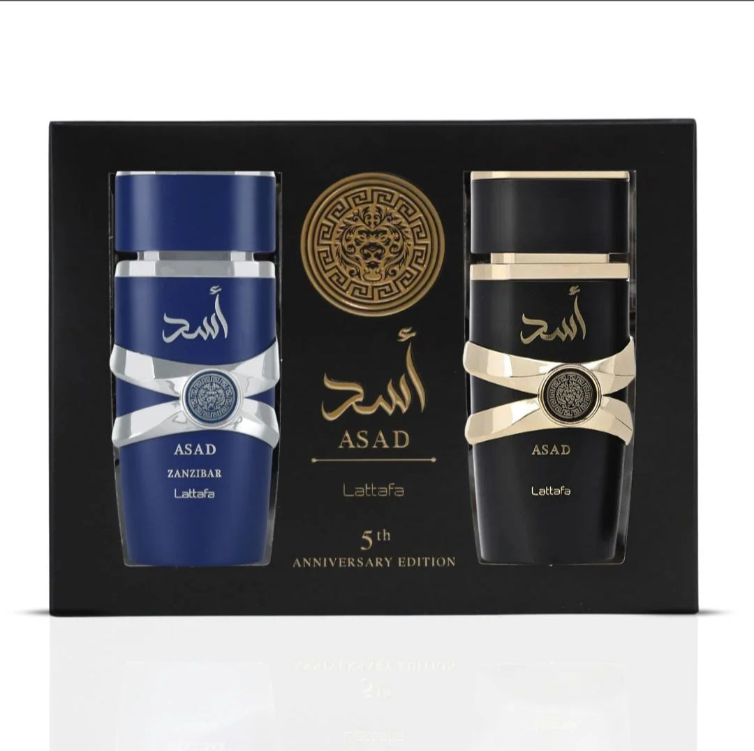 Asad Lattafa 5th Anniversary Set – 2 x 100ml EDP